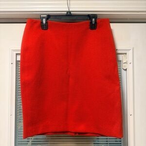 Anne Klein Vibrant Red Pencil Skirt